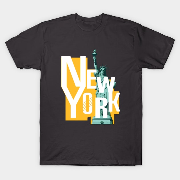 New York. T-Shirt by art object